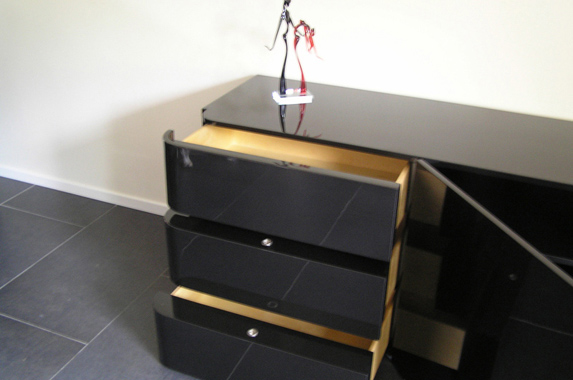 Dressoir zwart design op maat