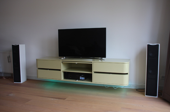 tv audio meubel design zwevend