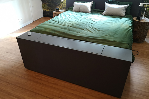 bed einde kast tv lift